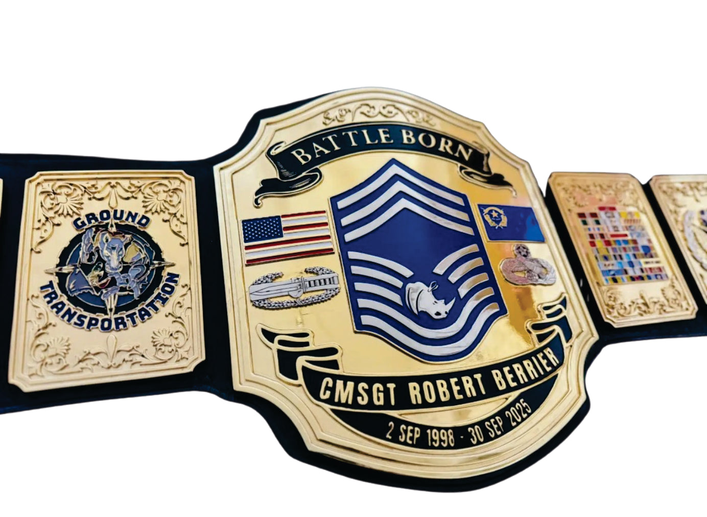 Battle Born CMSGT Robert Berrier Championship Belt