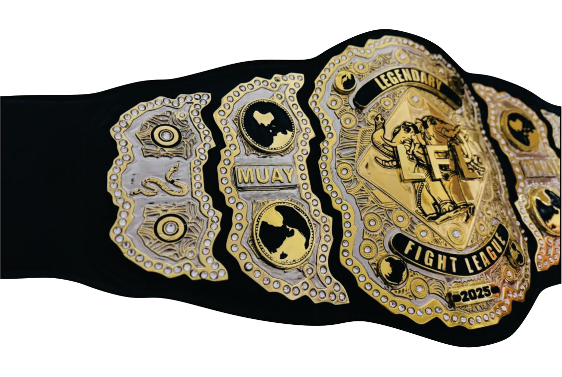LFL Legendary Fight League 2025 Muay Thai Championship Belts
