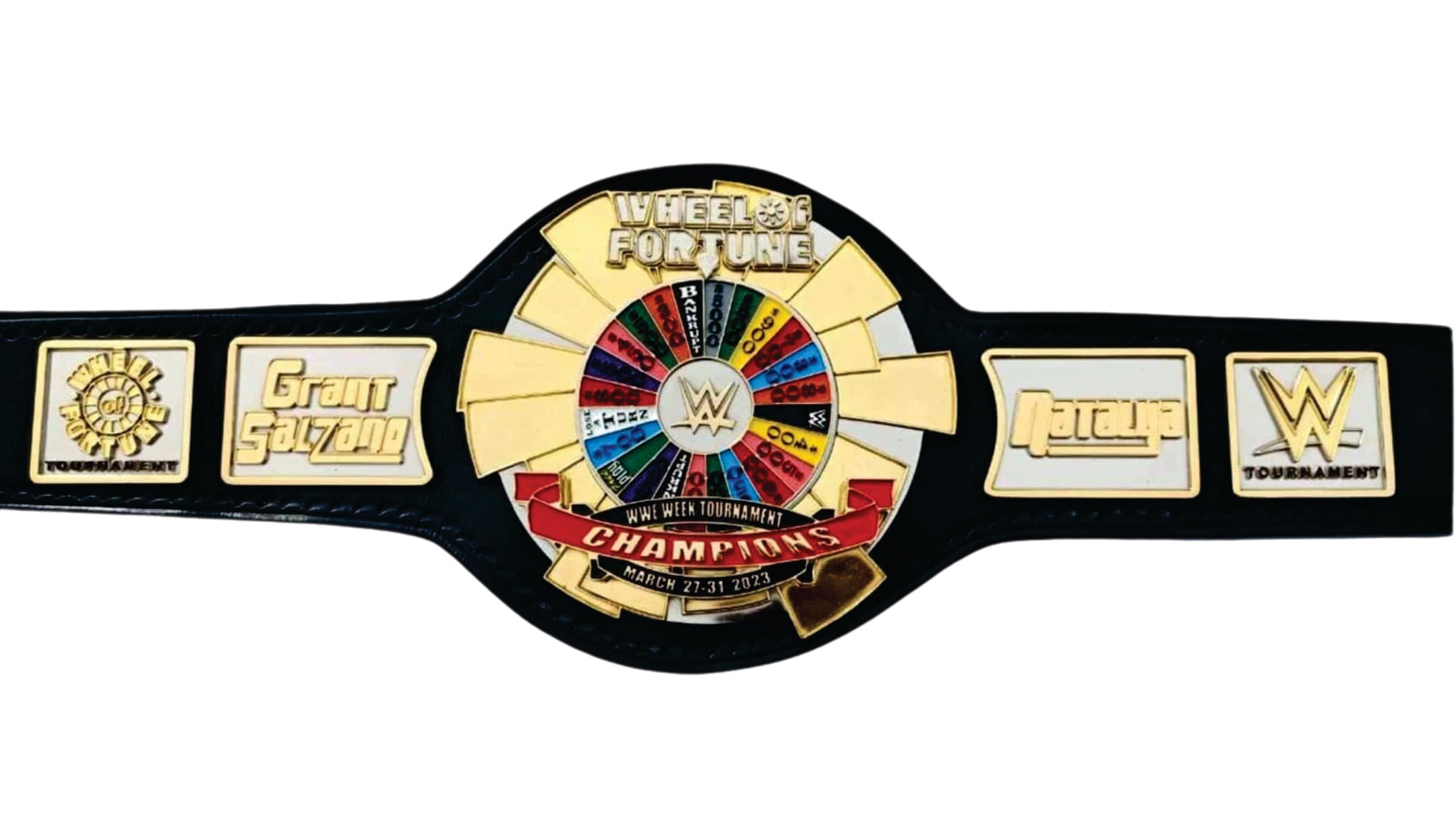 Wheel of Fortune Championship Wrestling Belt