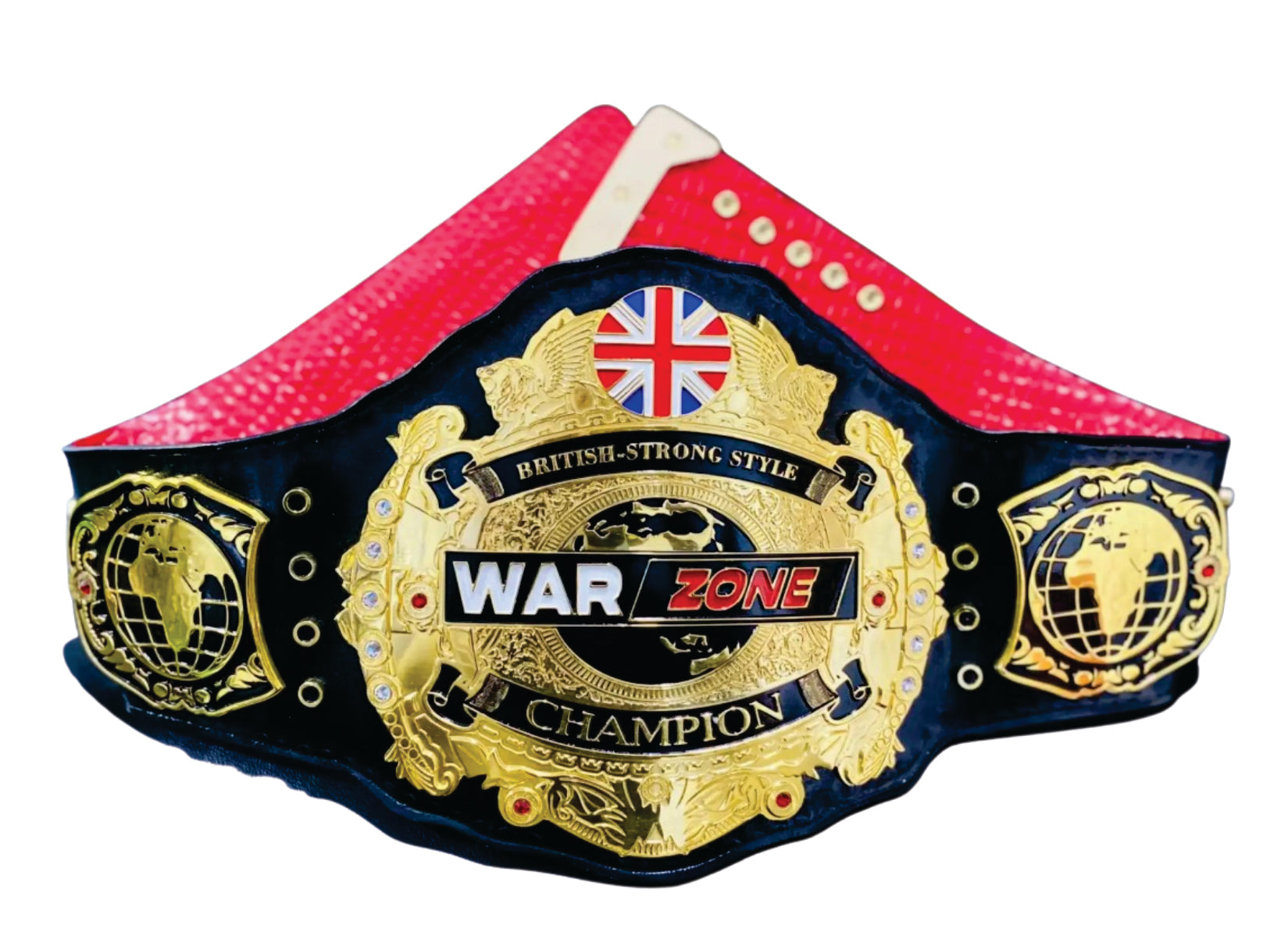 British-Strong Style War Zone Champion Championship Belt