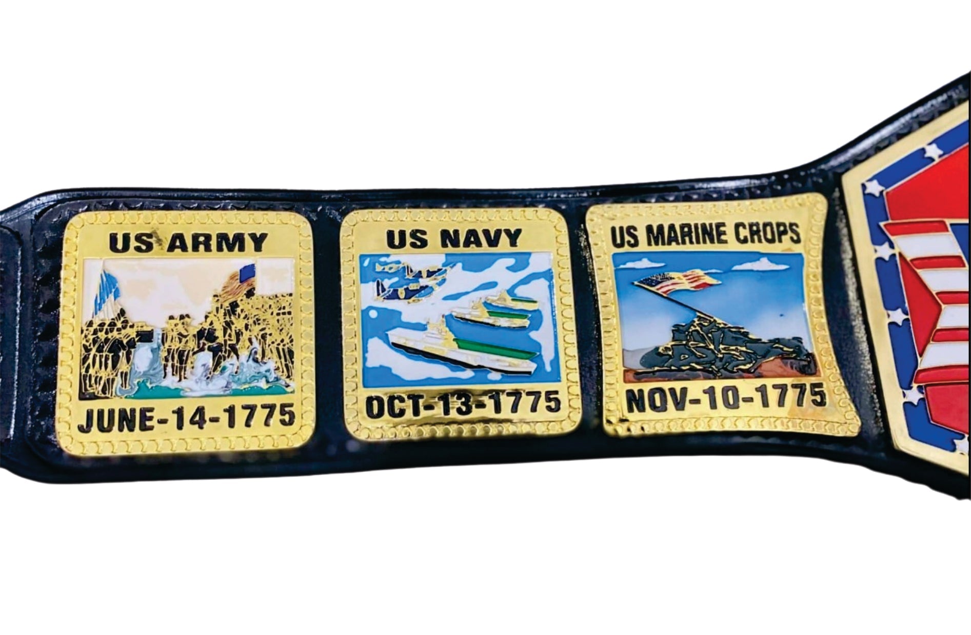 Custom 2023 Armed Forces Title Belt