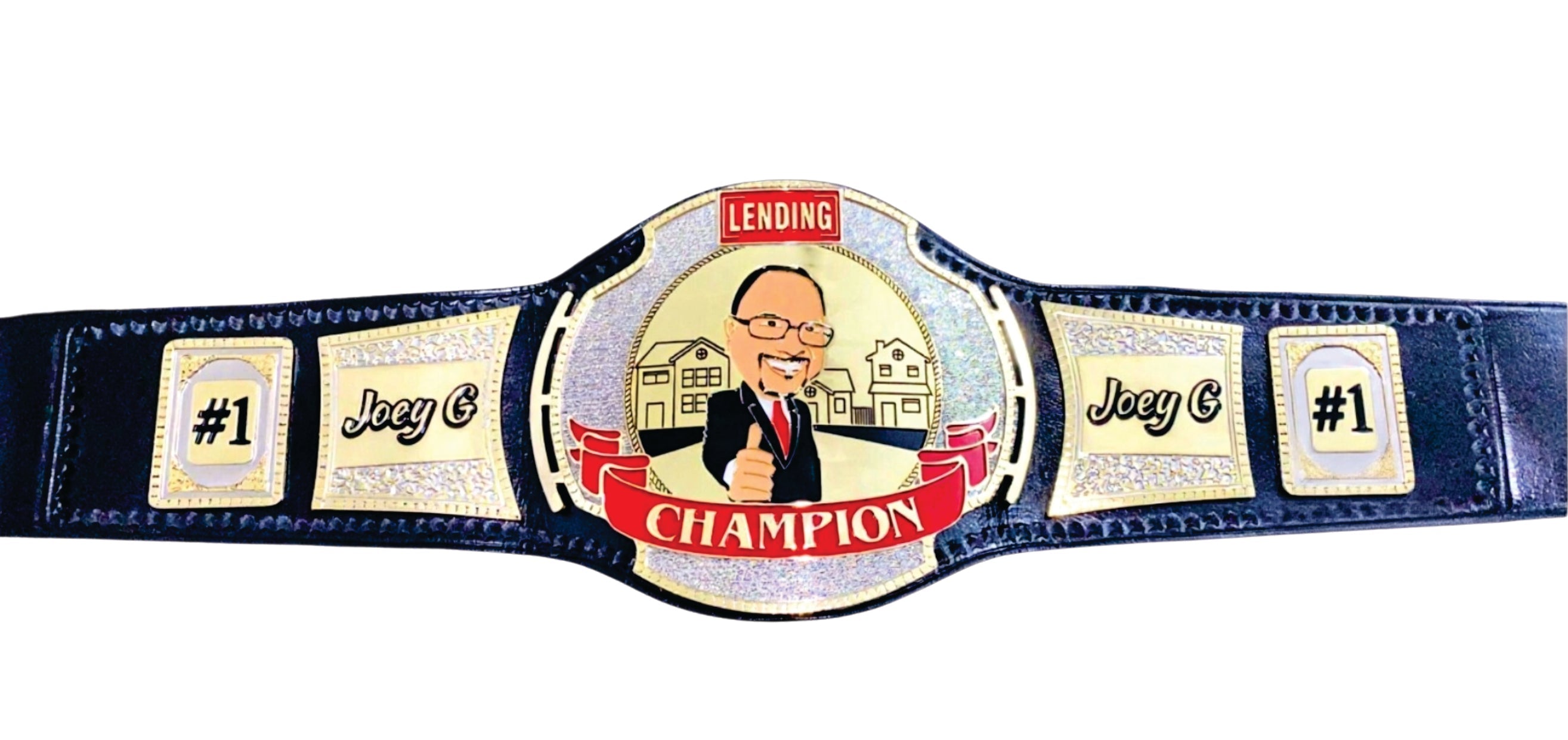 Custom Brand Award Championship Wrestling Belt