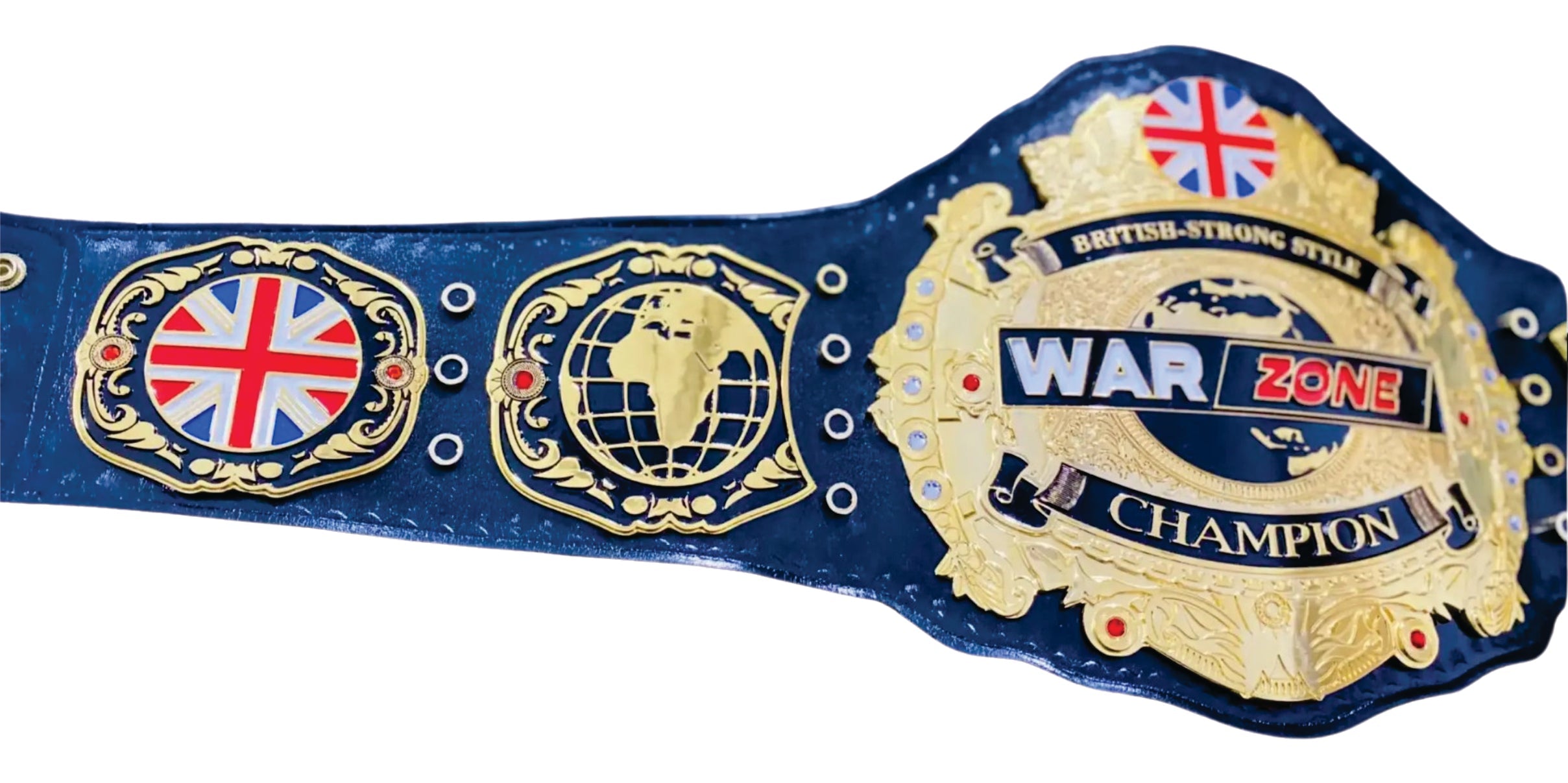British-Strong Style War Zone Champion Championship Belt