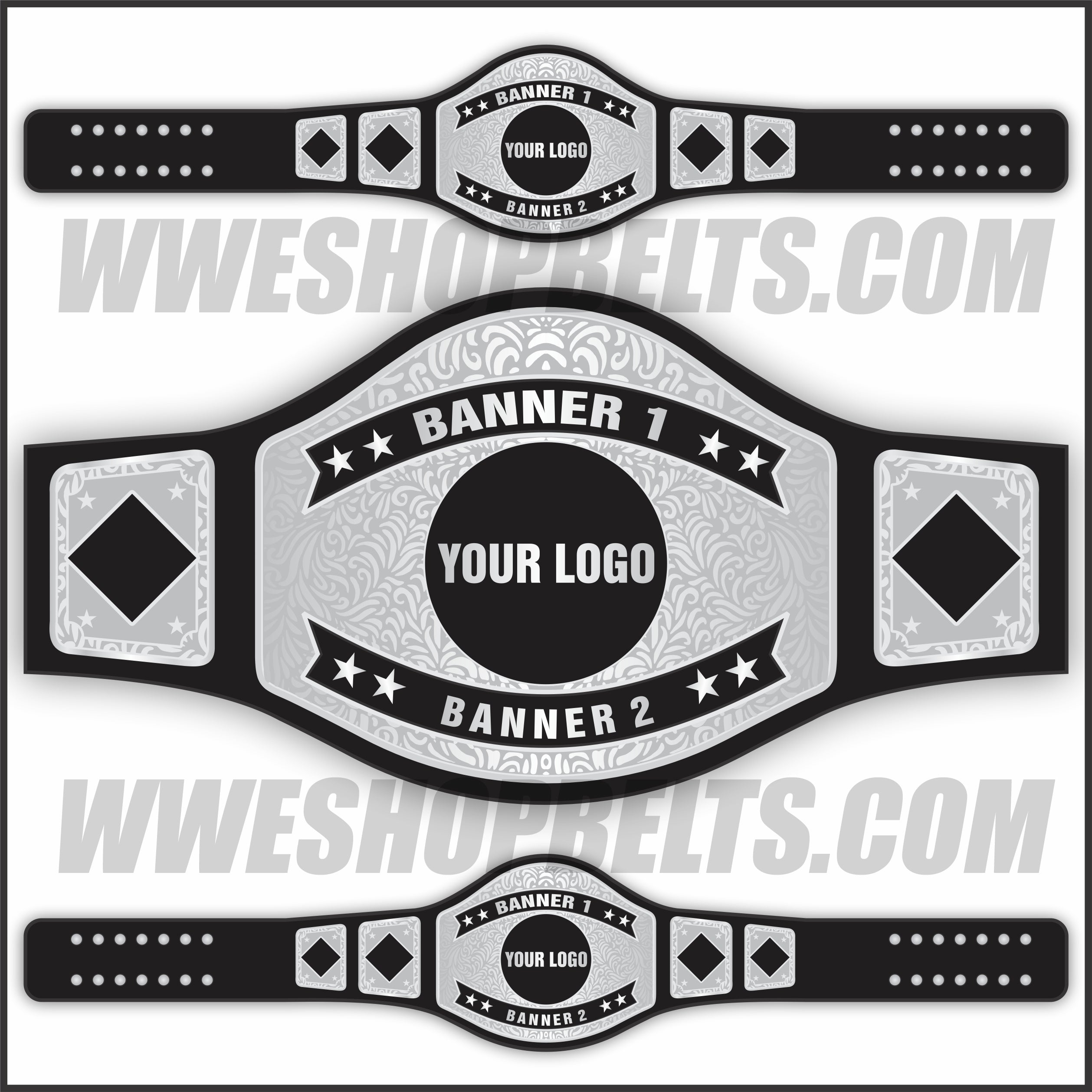 Custom Belts, Add Your Name Plate on Customizable Championship Belts for Halloween, Christmas, Valentine's, Skull Bone