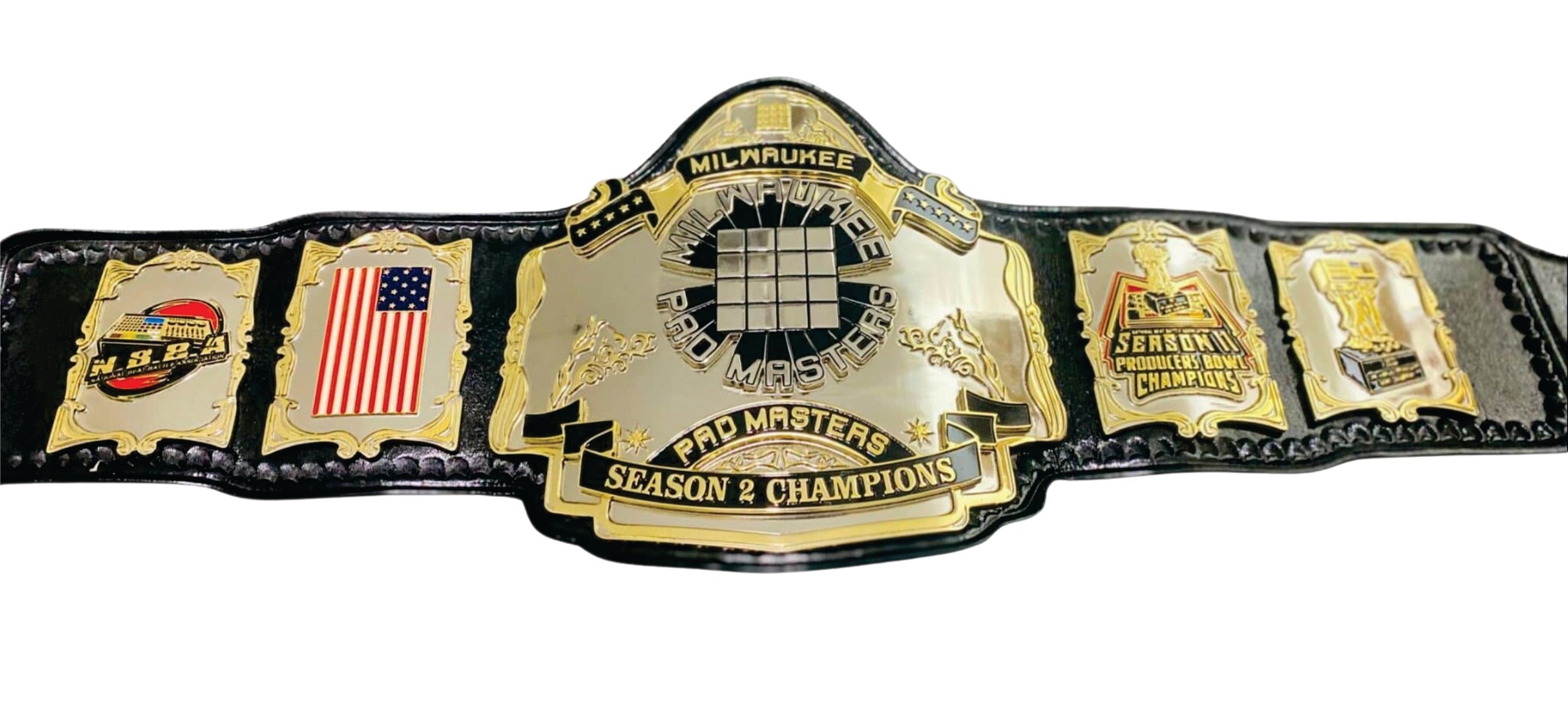 MILWAUKEE PAD MASTER CHAMPIONSHIP WRESTLING BELT