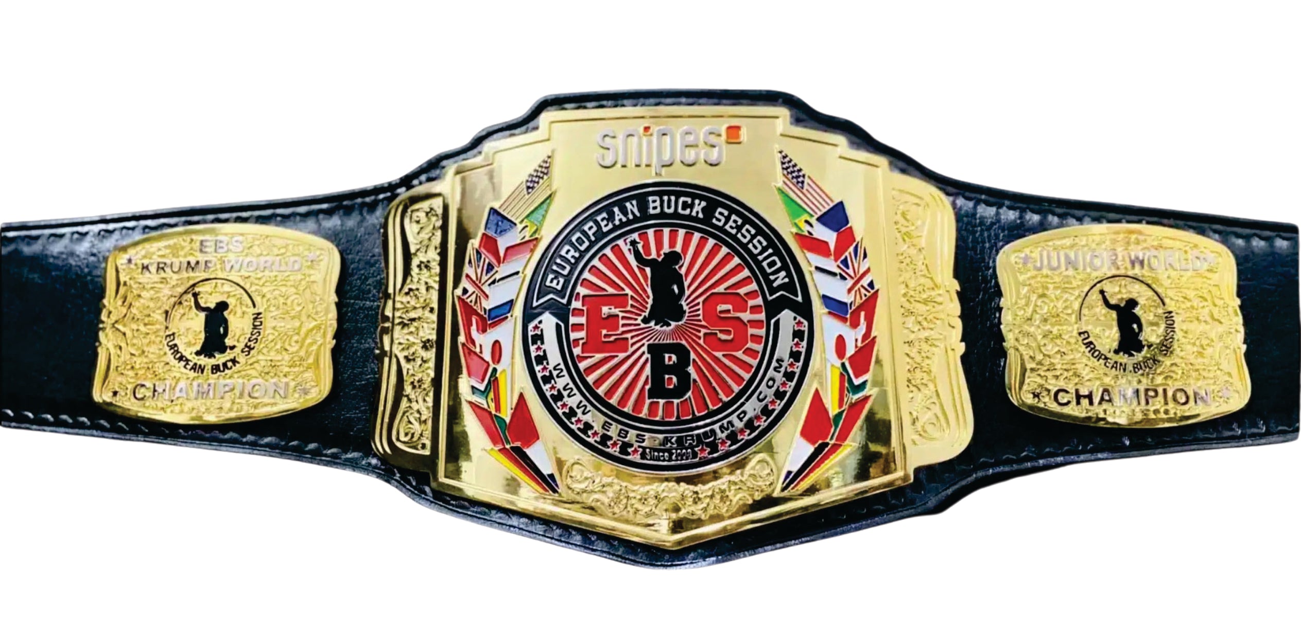 EBS European Buck Session Championship Wrestling Belts
