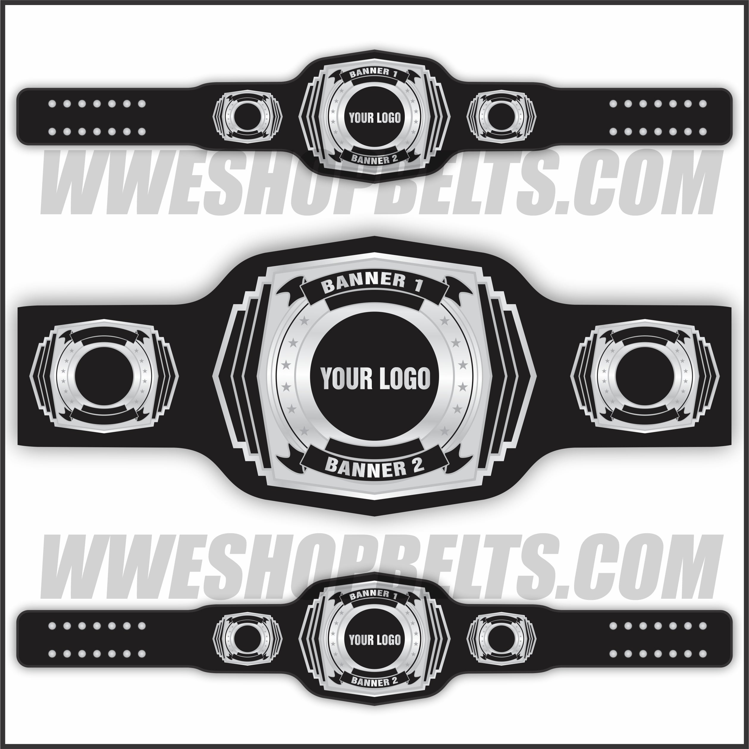 Custom Belts, Add Your Name Plate on Customizable Championship Belts for Halloween, Christmas, Valentine's, Skull Bone