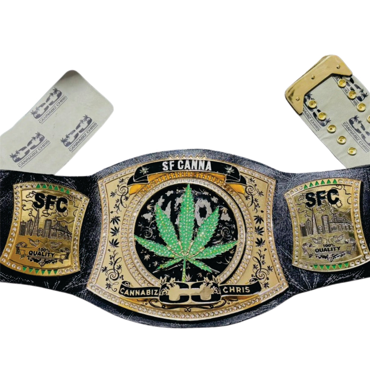 Custom Cannabis Spinner Championship Belt