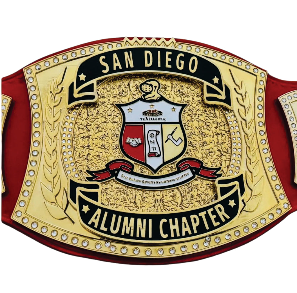San Diego Alumni Chapter Championship Belt