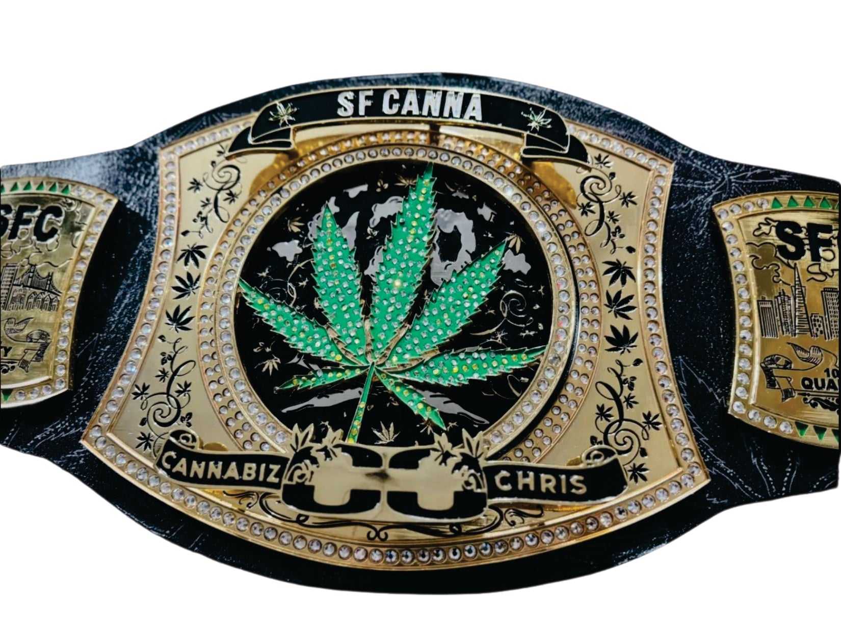 Custom Cannabis Spinner Championship Belt