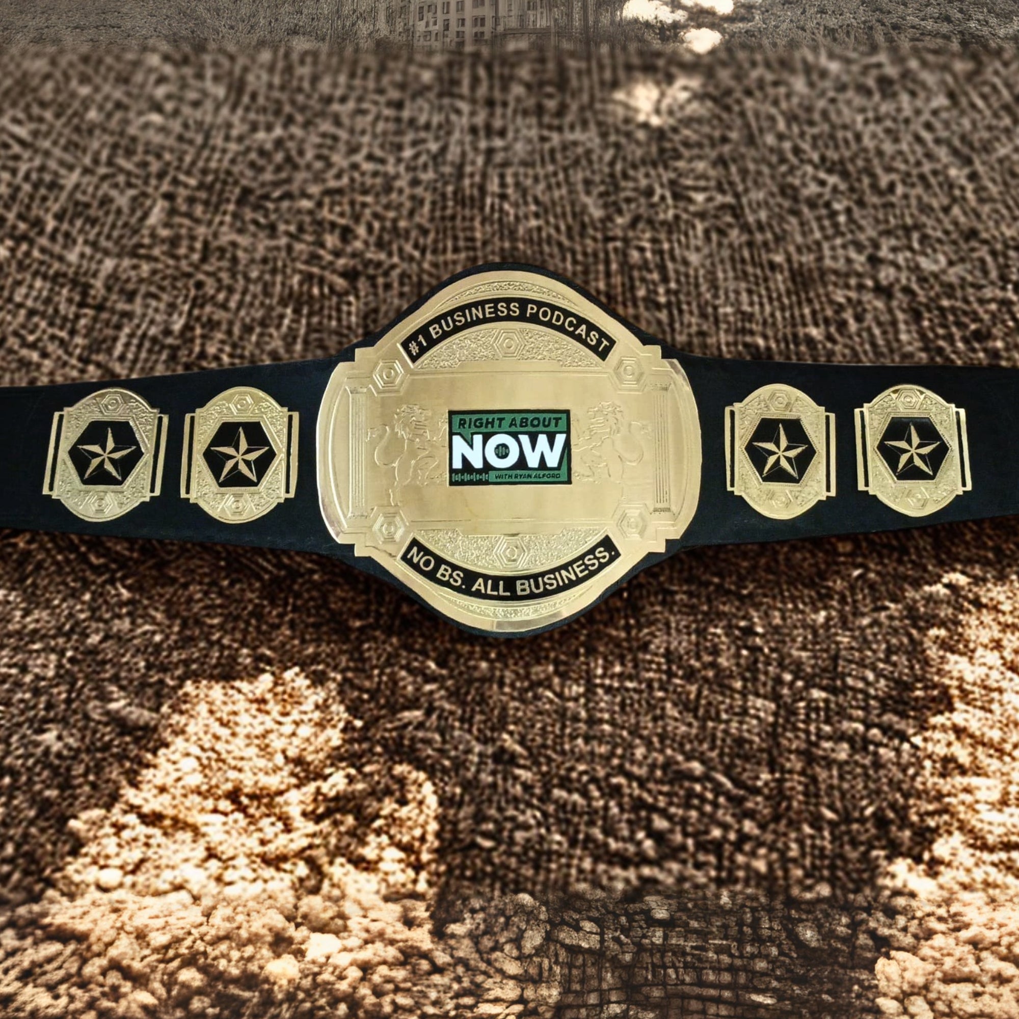 Personalized Wrestling Title Belt