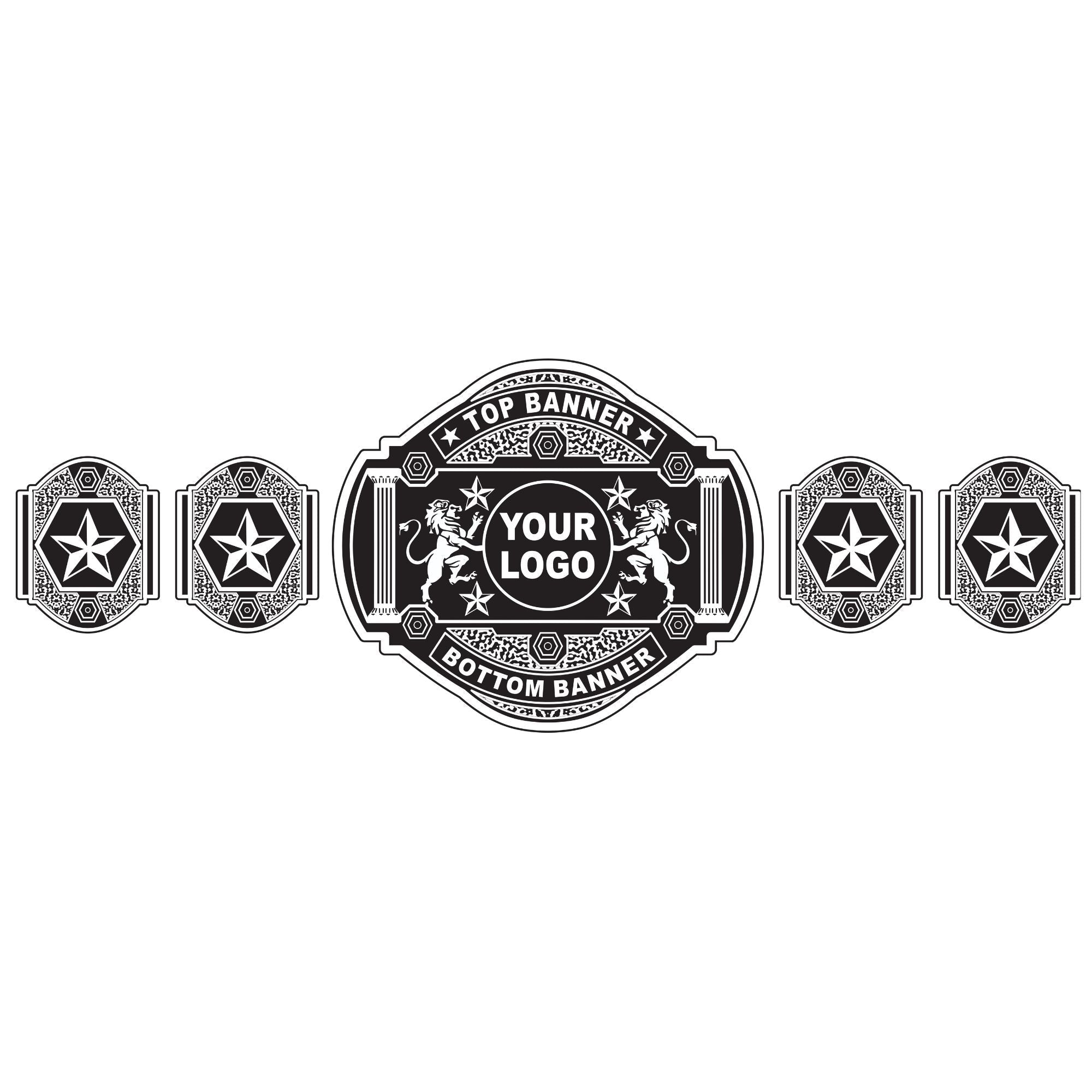 Personalized Wrestling Title Belt
