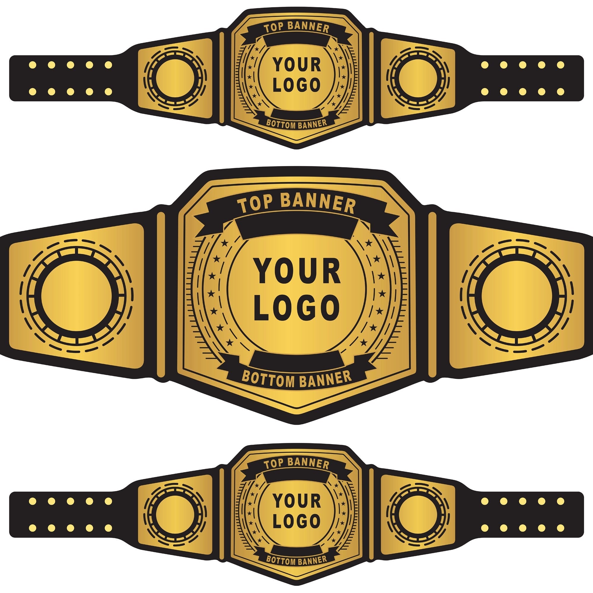 Custom Universal Wrestling Title Belt