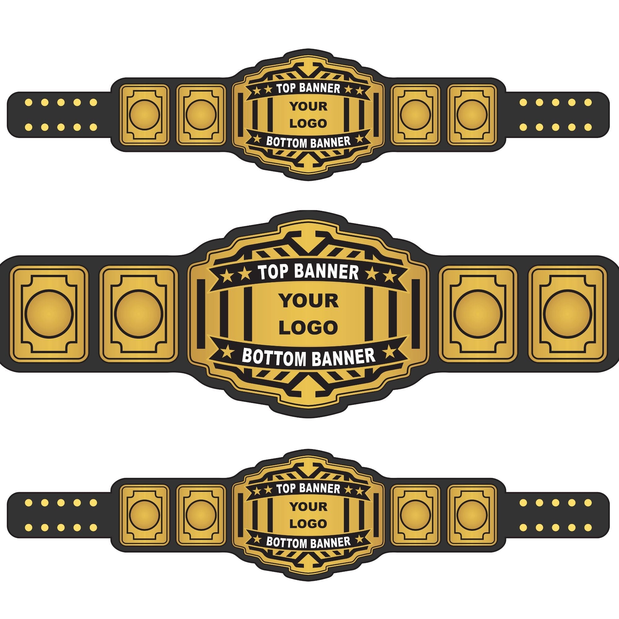 Customizable Champion's Belt