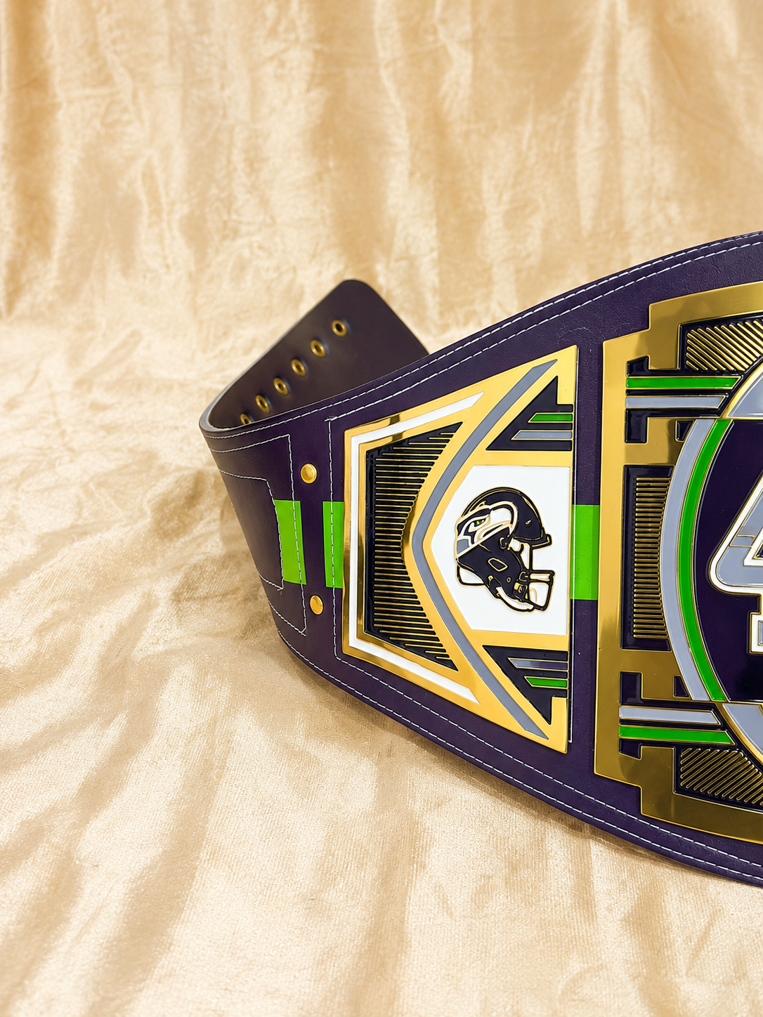 Seattle Seahawks Legacy Replica Wrestling Title Belt