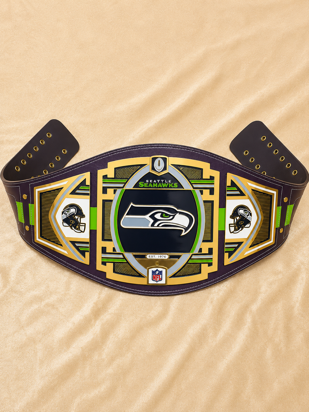 Seattle Seahawks Legacy Replica Wrestling Title Belt