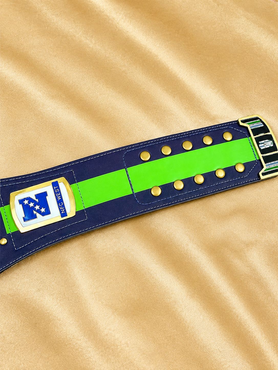 Seattle Seahawks Legacy Replica Wrestling Title Belt