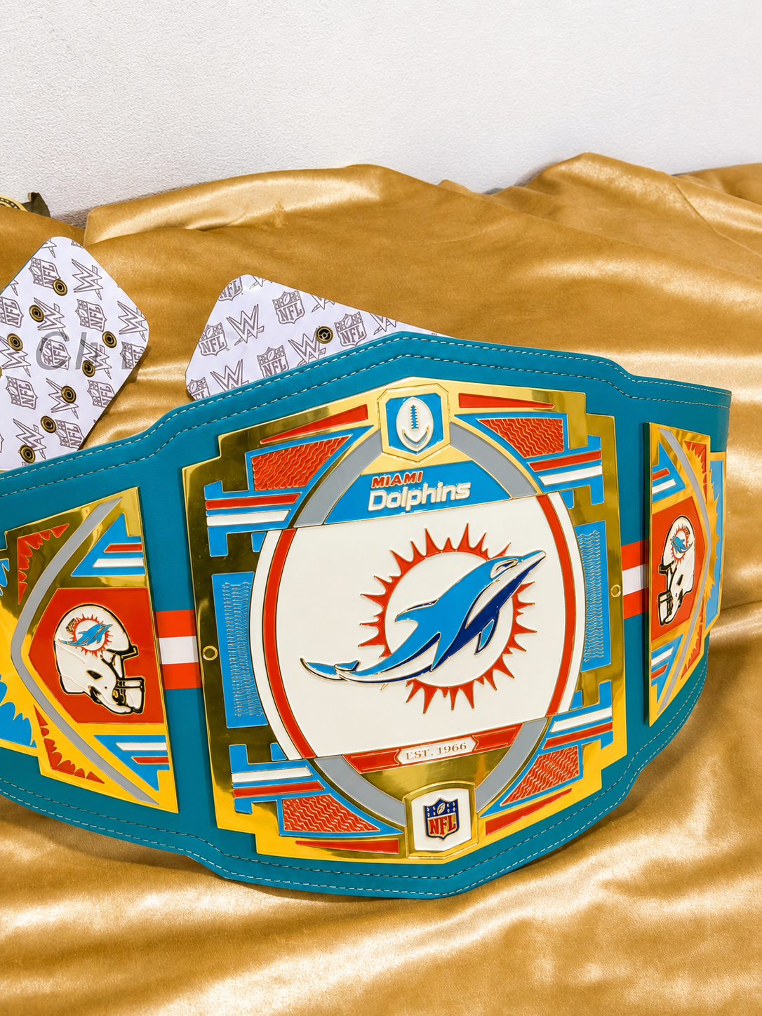 Miami Dolphins Legacy Replica Wrestling Title Belt