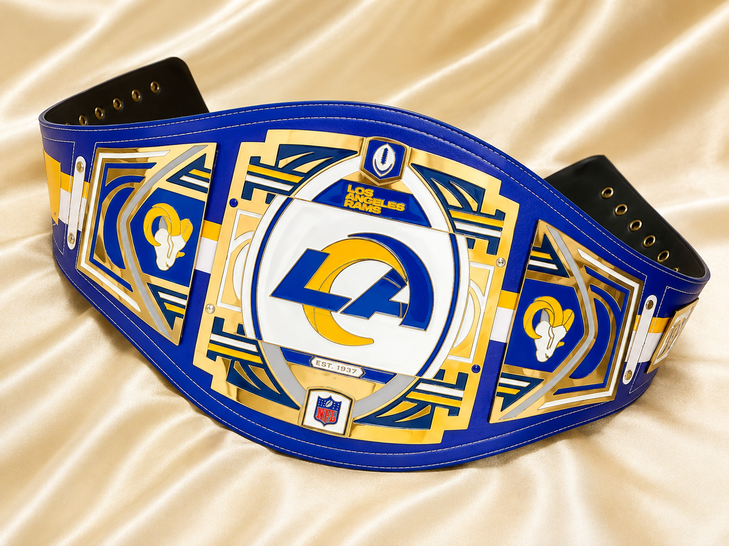Los Angeles Rams Legacy Replica Wrestling Title Belt