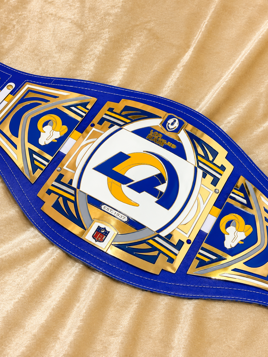 Los Angeles Rams Legacy Replica Wrestling Title Belt