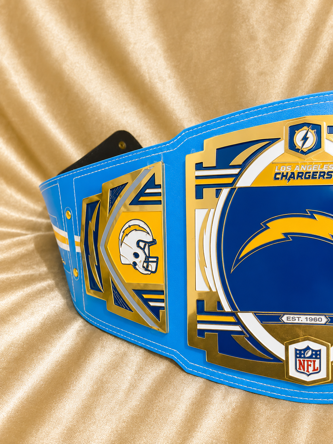 Los Angeles Chargers Legacy Replica Wrestling Title Belt