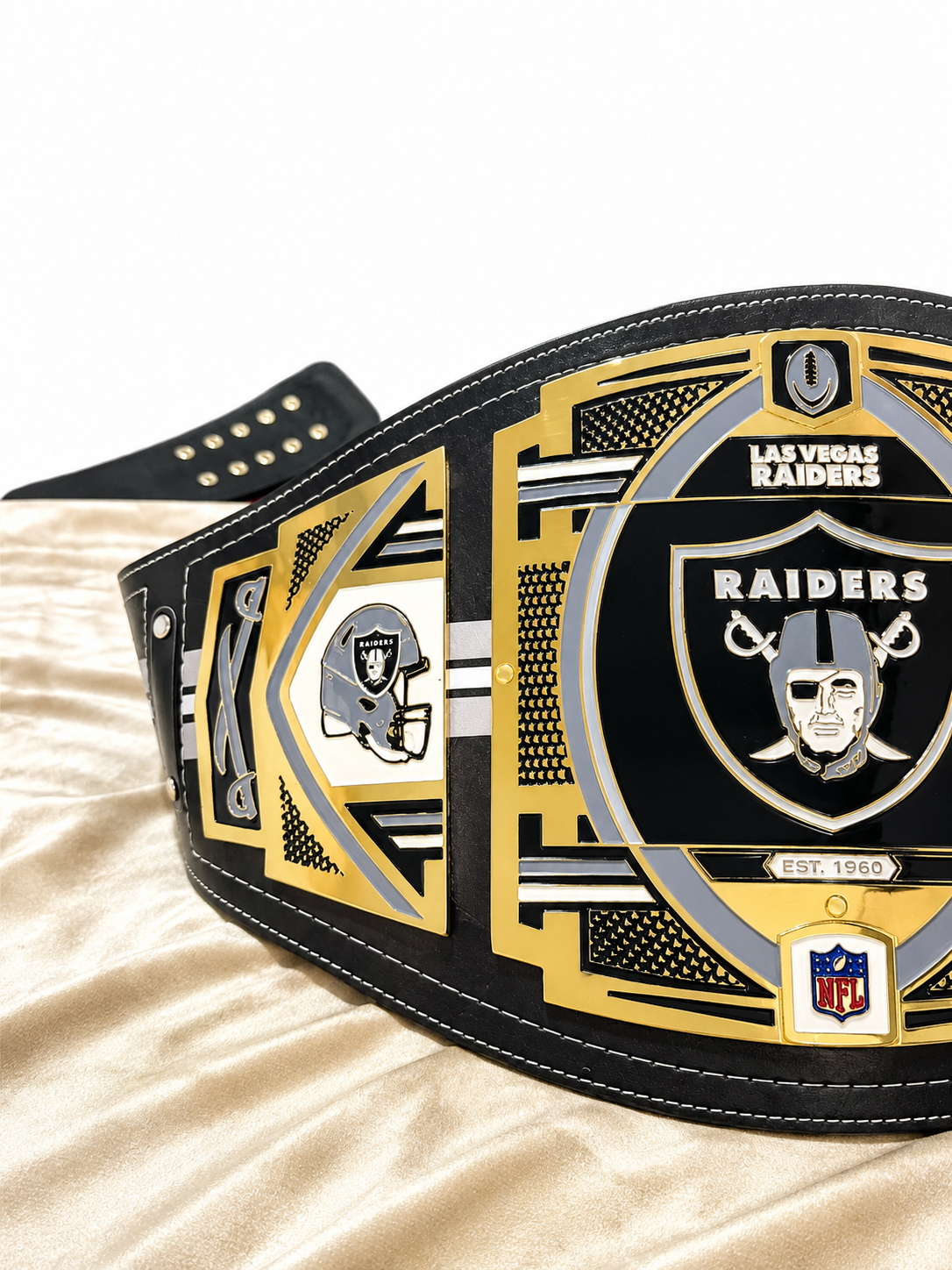 Las Vegas Raiders Legacy Replica Wrestling Title Belt