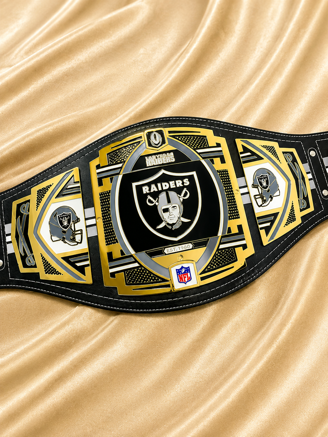 Las Vegas Raiders Legacy Replica Wrestling Title Belt