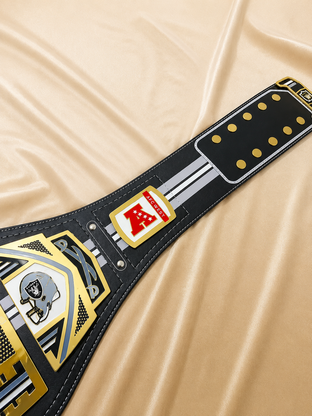 Las Vegas Raiders Legacy Replica Wrestling Title Belt