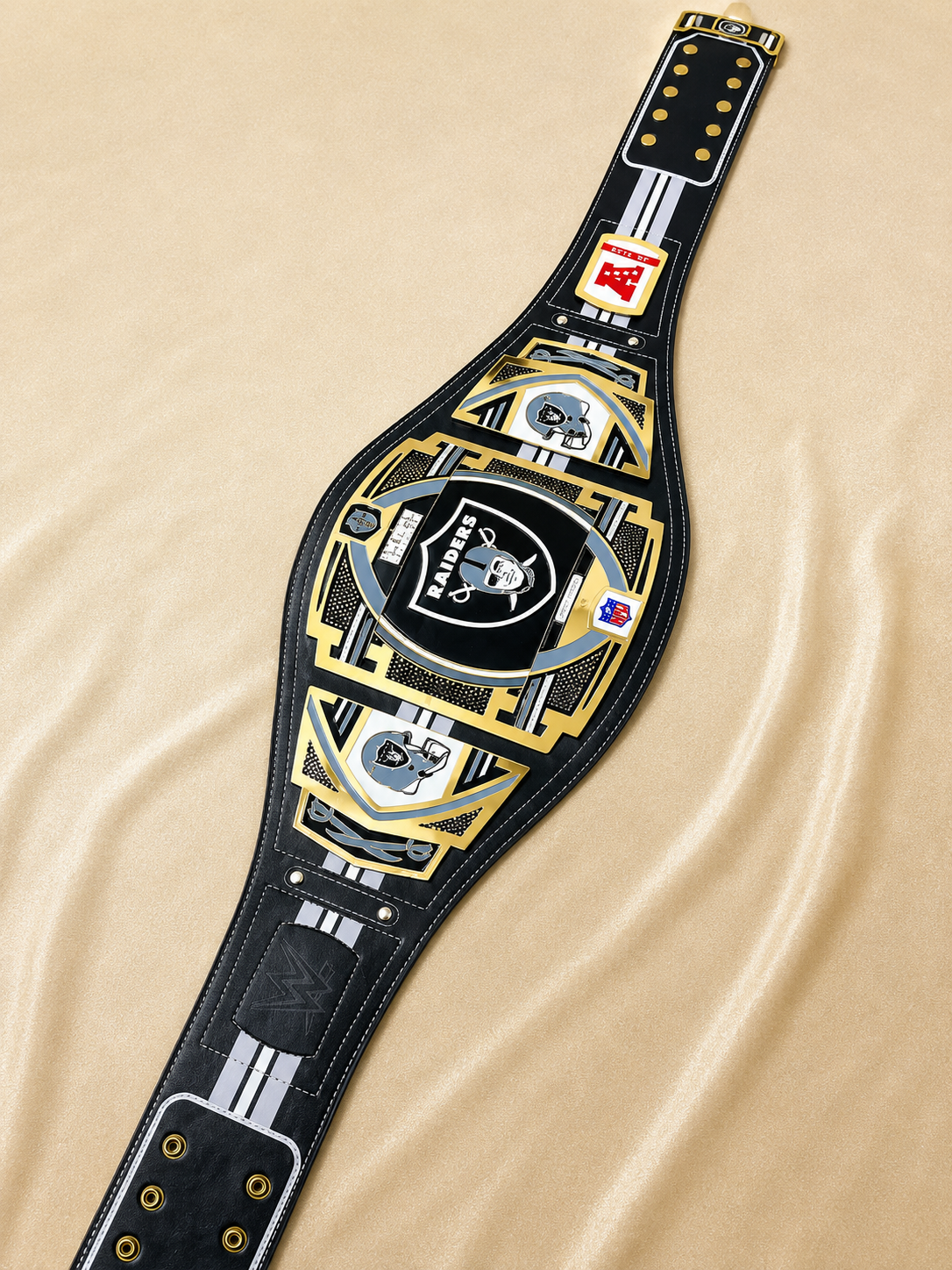 Las Vegas Raiders Legacy Replica Wrestling Title Belt