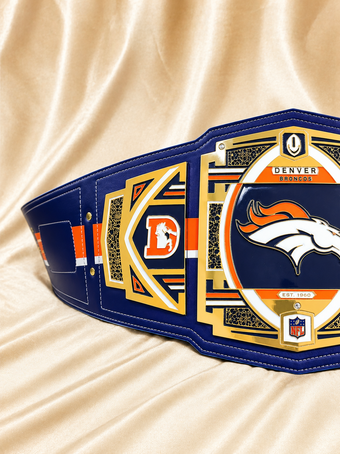 Denver Broncos Legacy Replica Wrestling Title Belt
