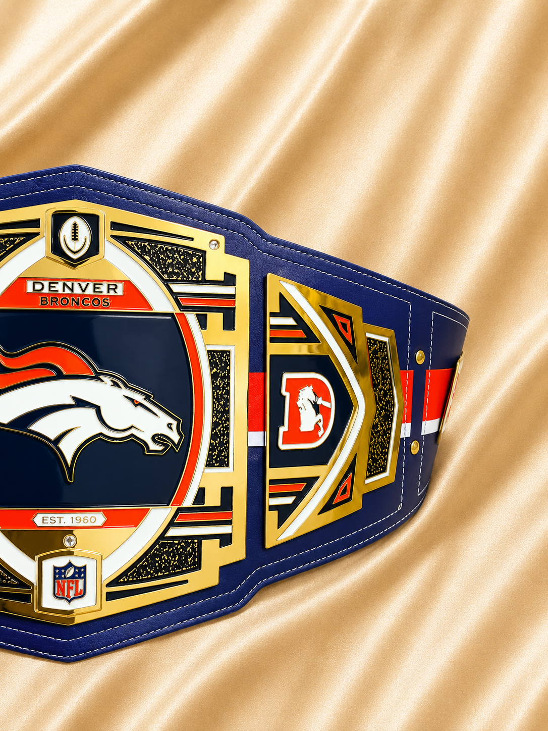 Denver Broncos Legacy Replica Wrestling Title Belt