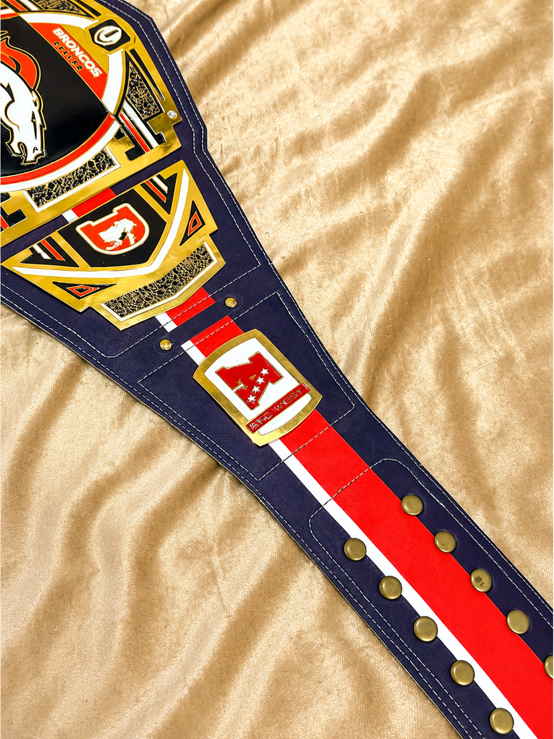 Denver Broncos Legacy Replica Wrestling Title Belt