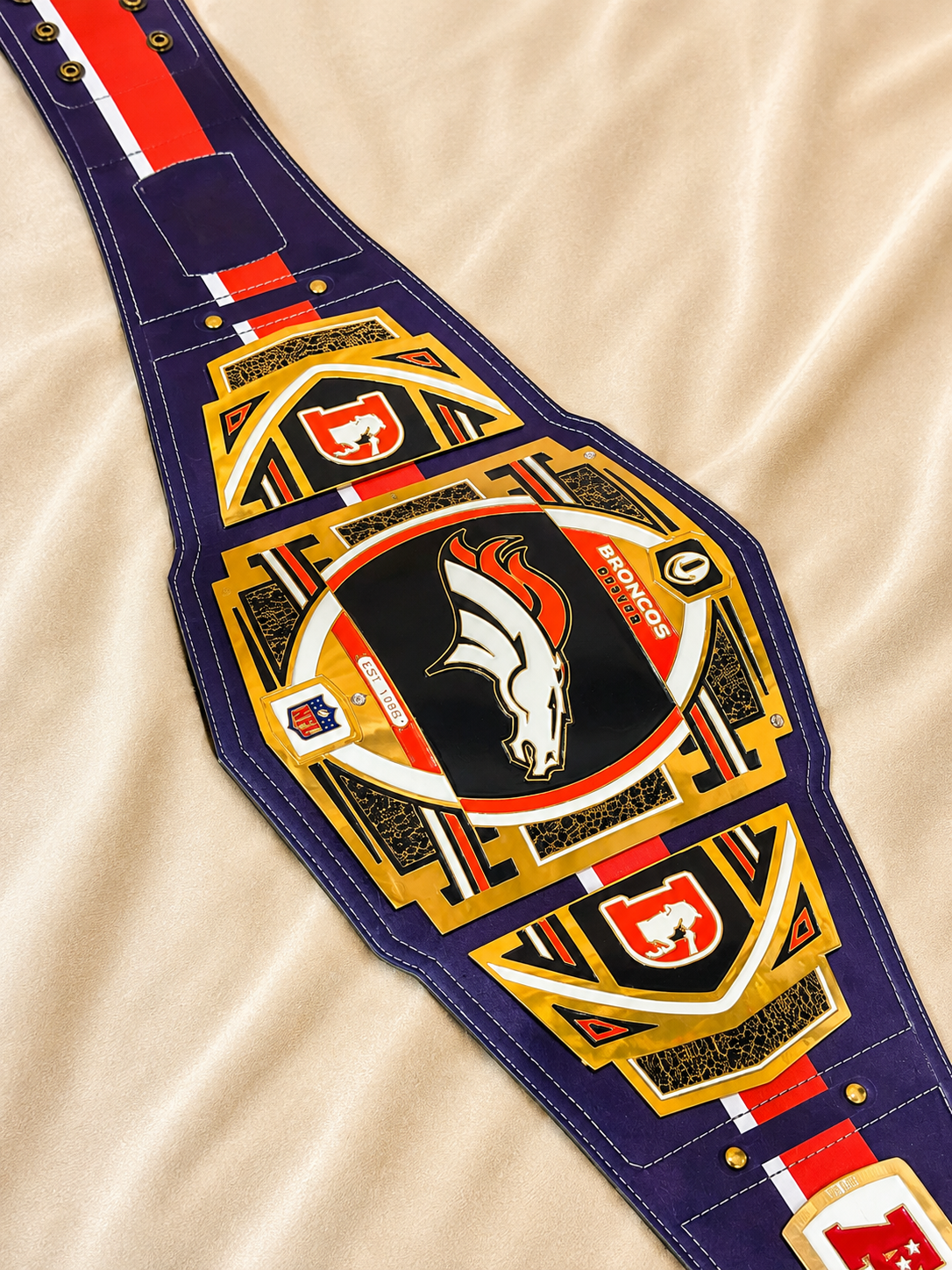 Denver Broncos Legacy Replica Wrestling Title Belt