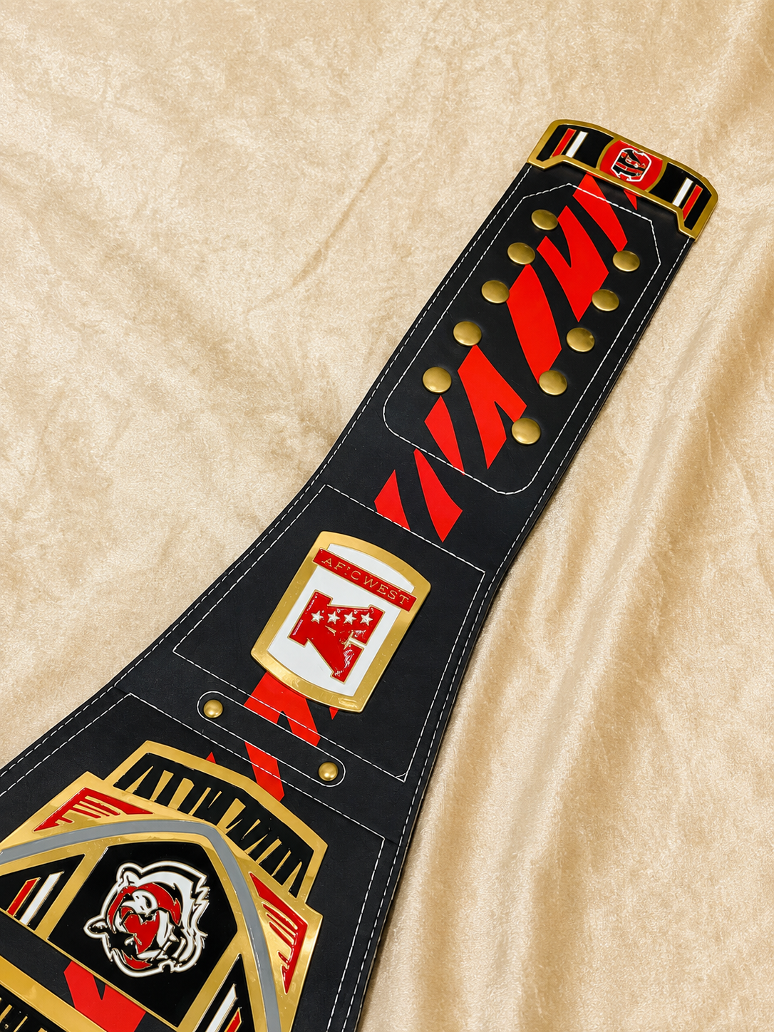 Cincinnati Bengals Legacy Replica Wrestling Title Belt
