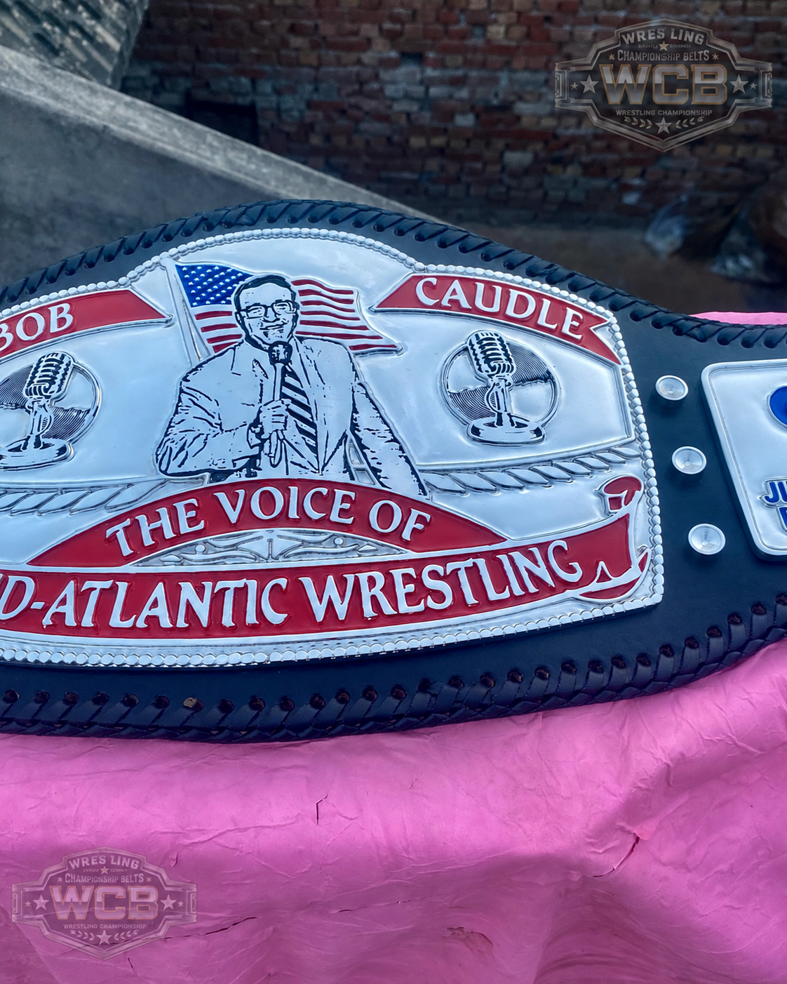 24K Bob Caudle “Voice of Mid-Atlantic Wrestling” Tribute Belt CNC Belt