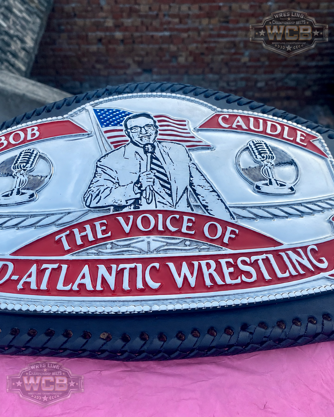 24K Bob Caudle “Voice of Mid-Atlantic Wrestling” Tribute Belt CNC Belt
