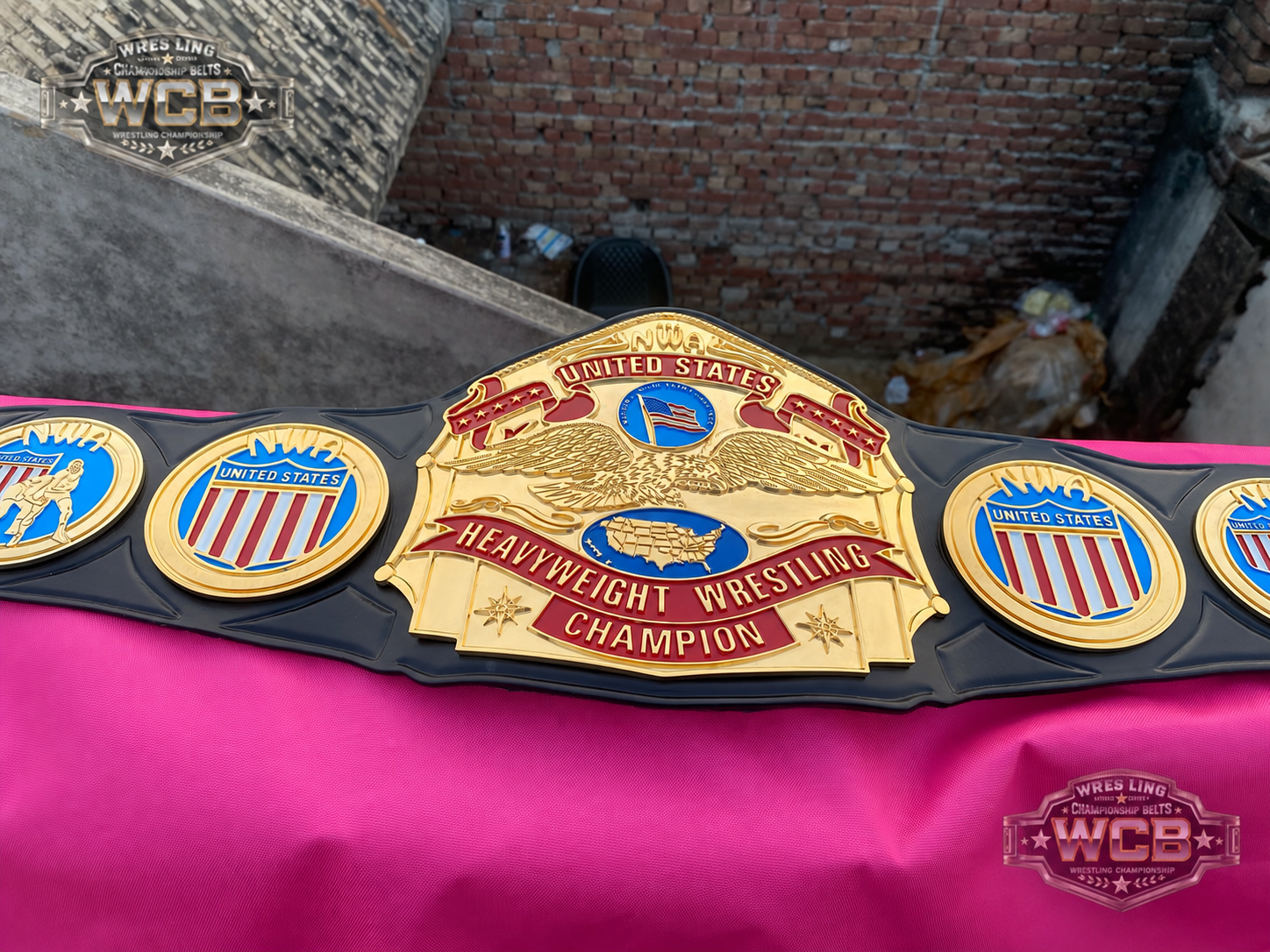24K CNC United States Heavyweight Wrestling Championship Belt – Premium Replica Title