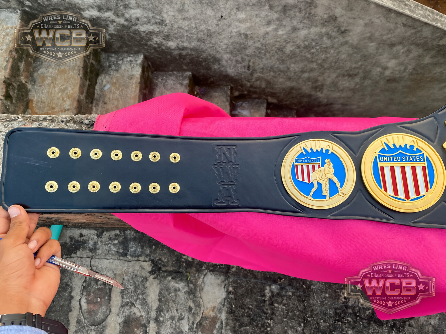 24K CNC United States Heavyweight Wrestling Championship Belt – Premium Replica Title