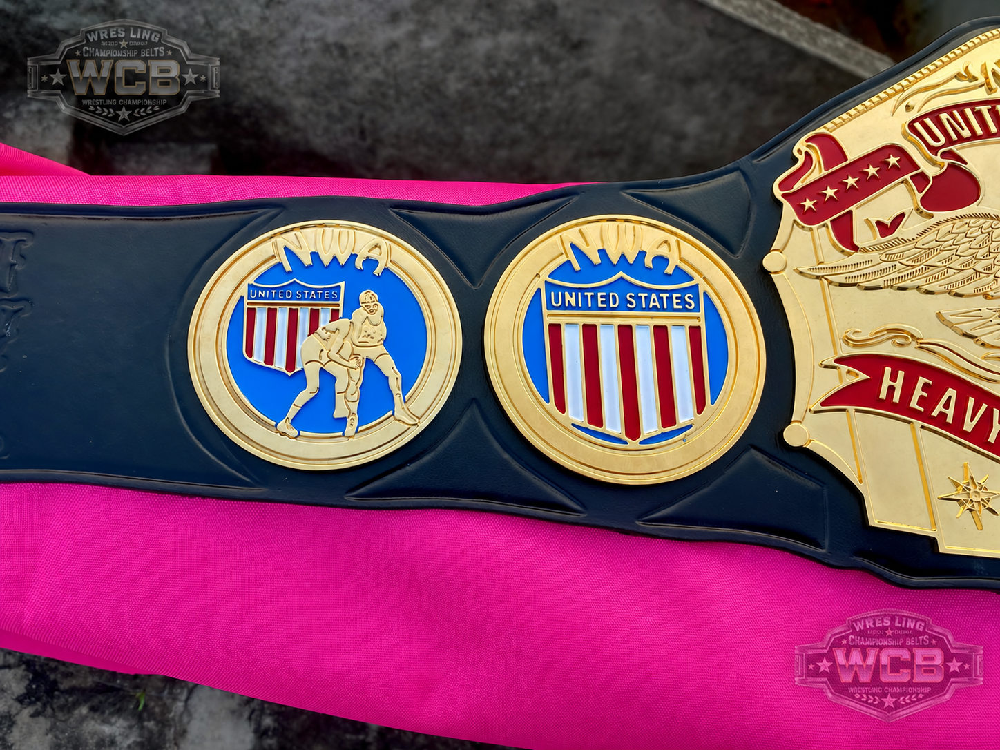 24K CNC United States Heavyweight Wrestling Championship Belt – Premium Replica Title