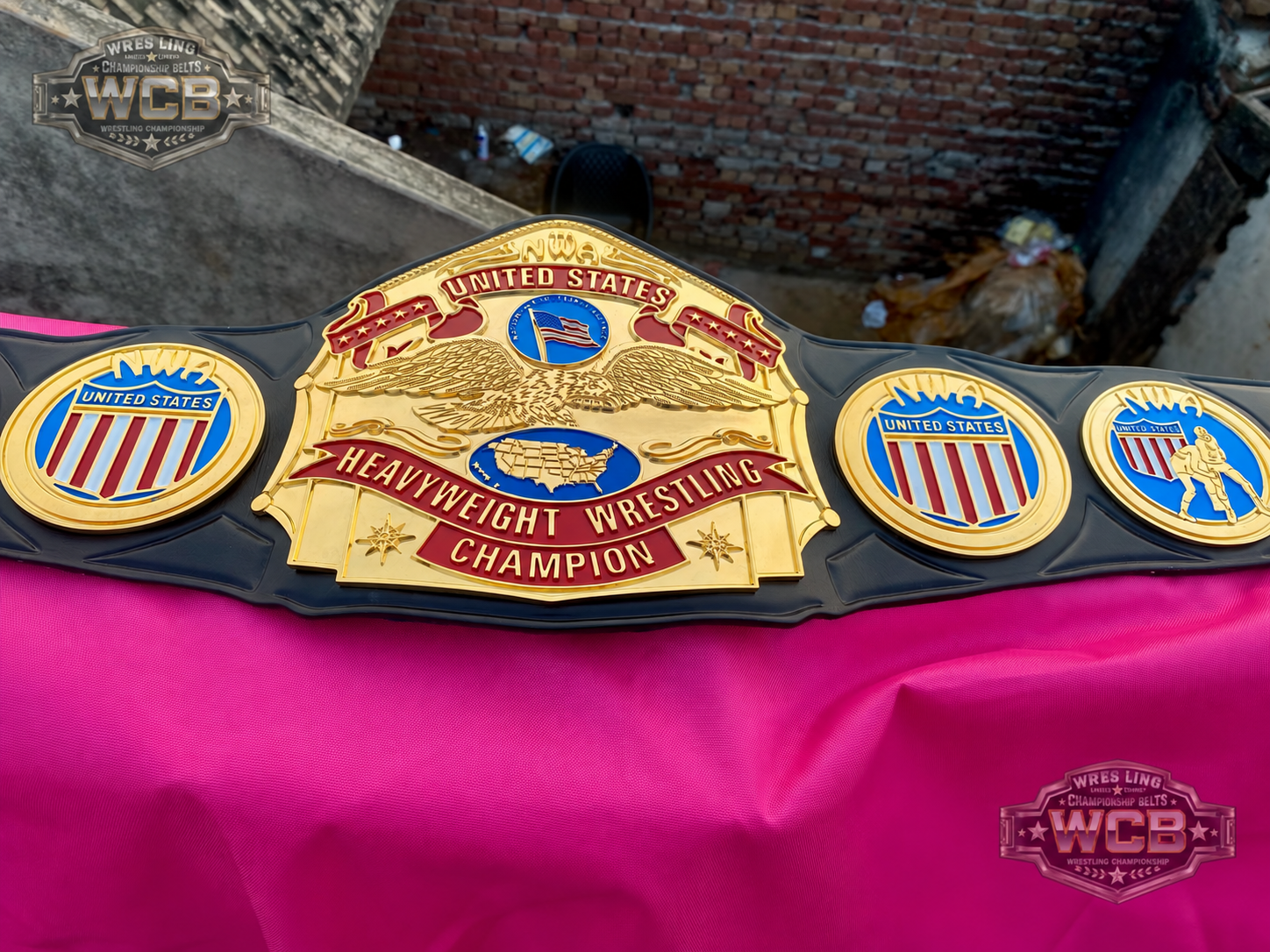 24K CNC United States Heavyweight Wrestling Championship Belt – Premium Replica Title