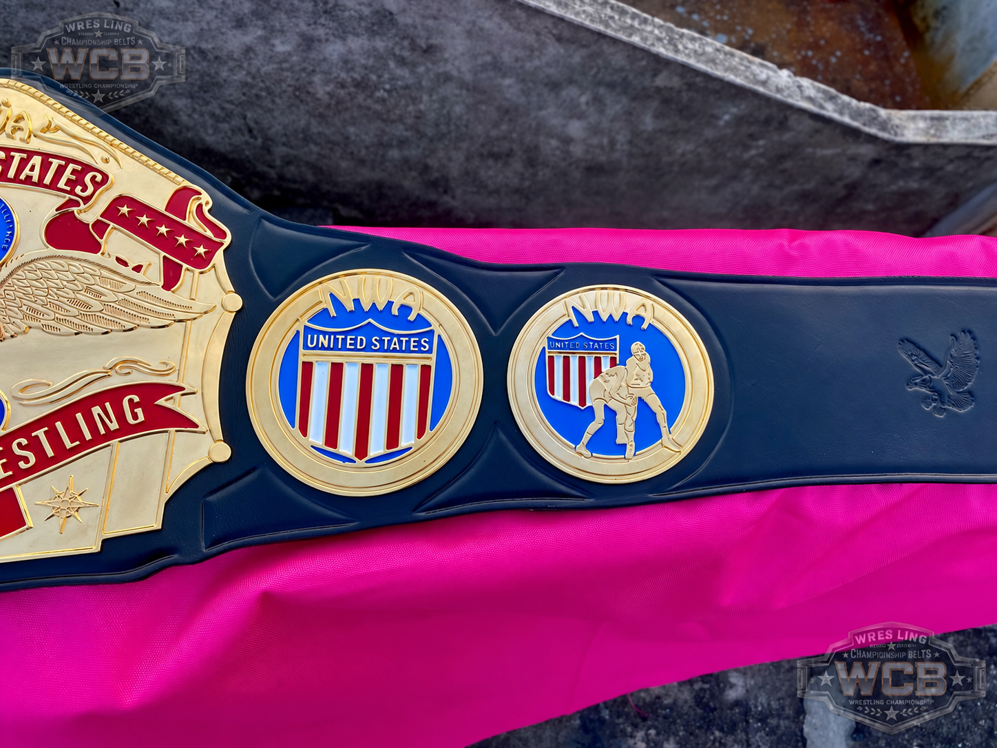 24K CNC United States Heavyweight Wrestling Championship Belt – Premium Replica Title