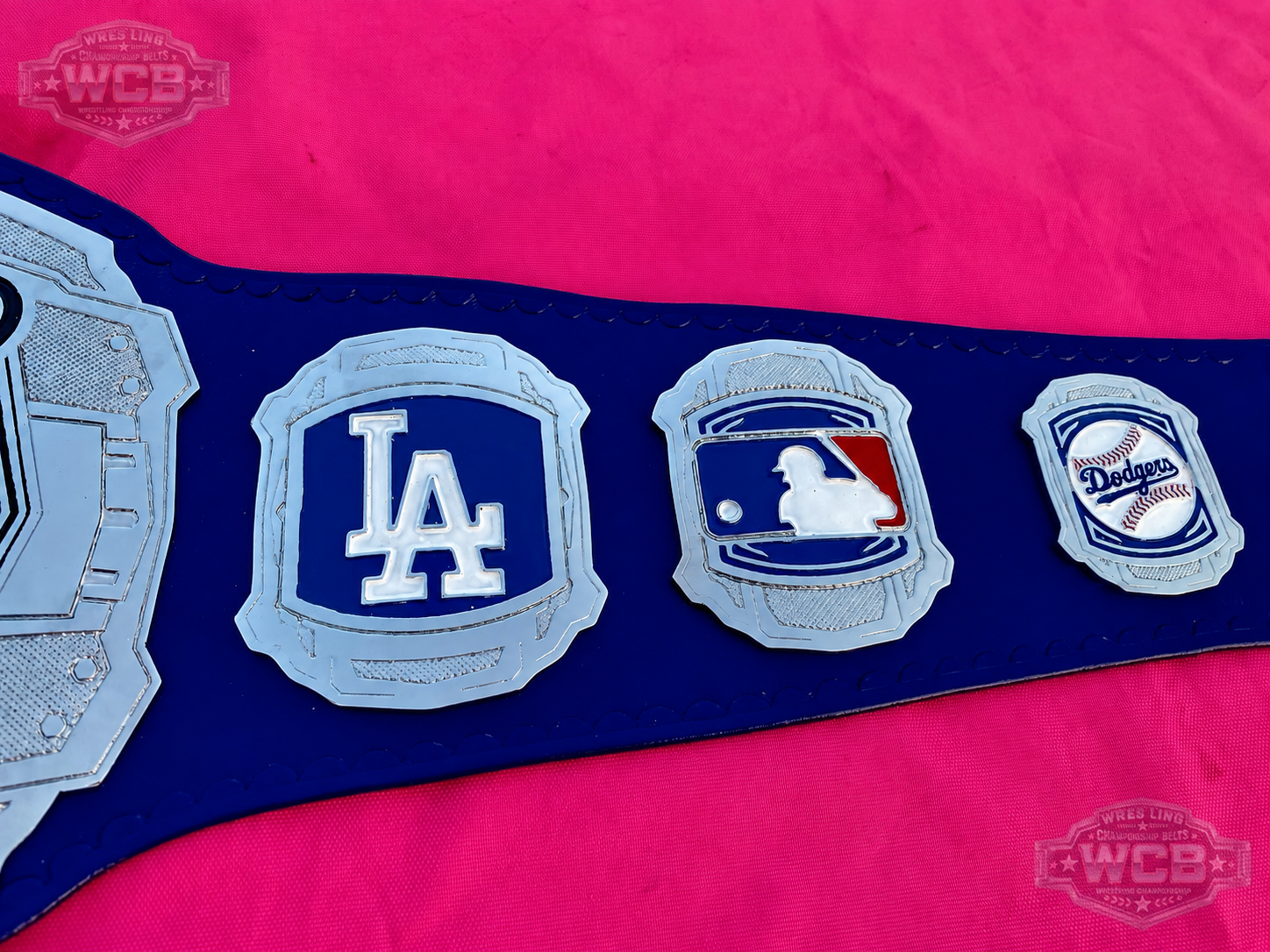 24K Los Angeles Dodgers Championship Belt – MLB Fan Title Replica (Blue Edition)