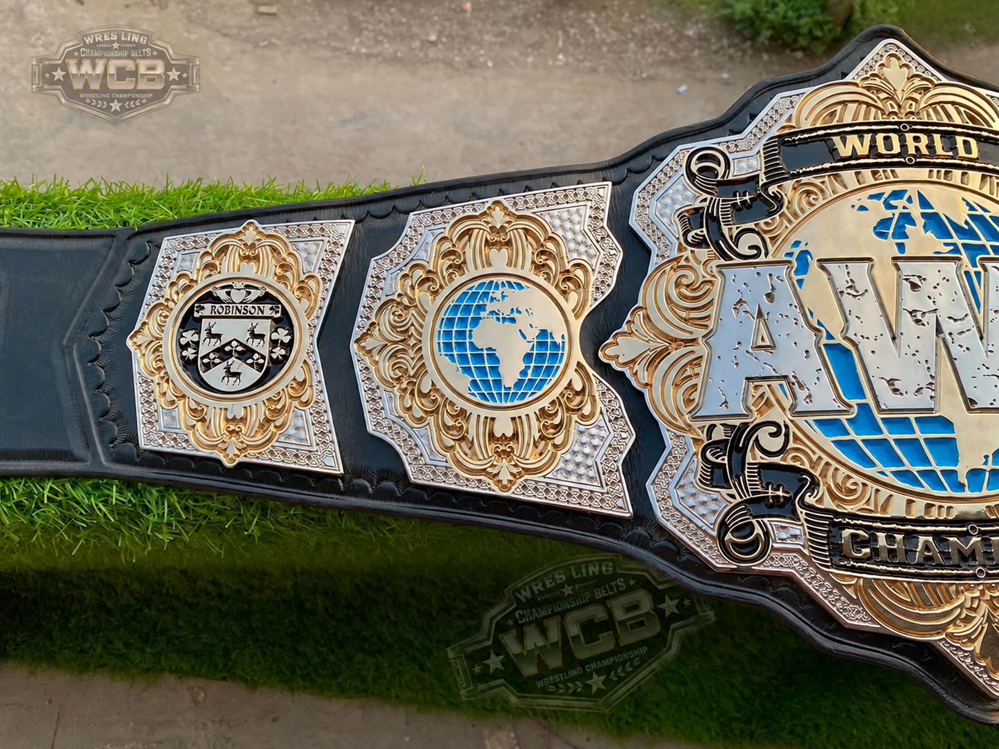 The 24K CNC AWO World Champion Premium CNC Championship Belt Replica