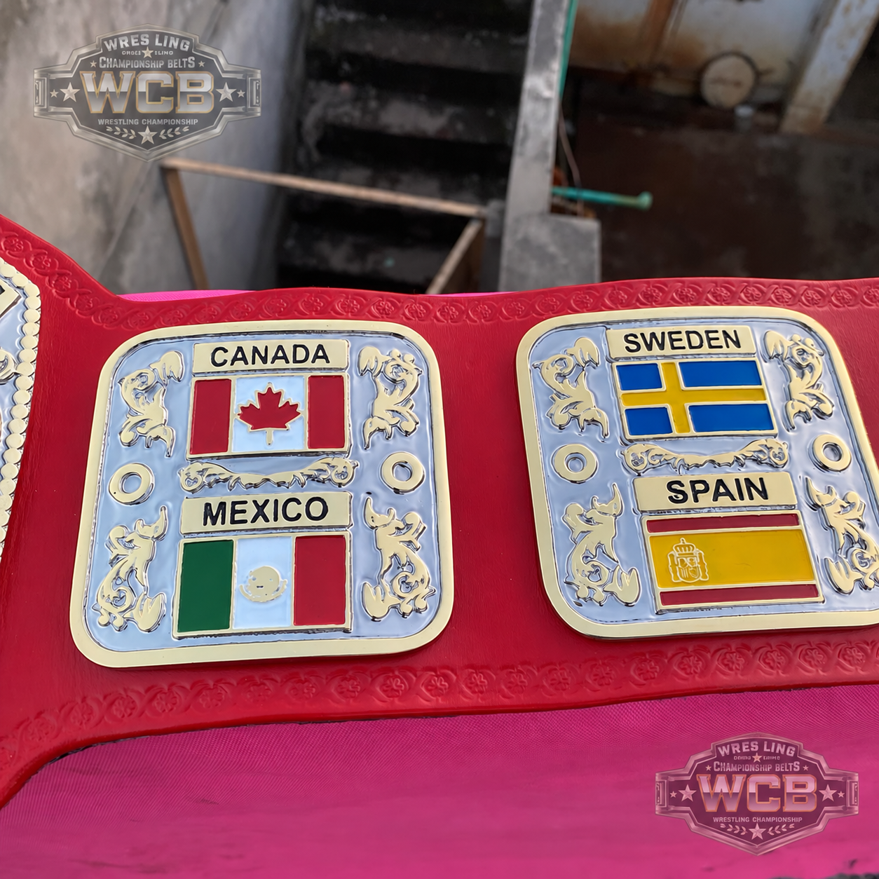 The 24K CNC NWA Junior Heavyweight Premium CNC Championship Belt Replica