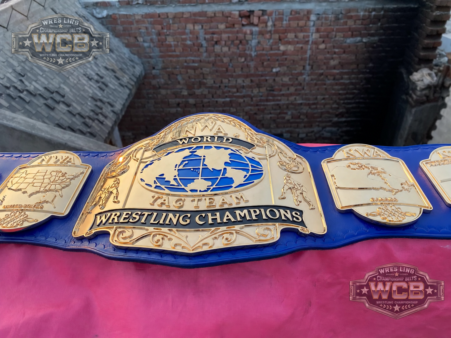 The 24K CNC NWA World Tag Team Heavyweight Premium CNC Championship Belt Replica