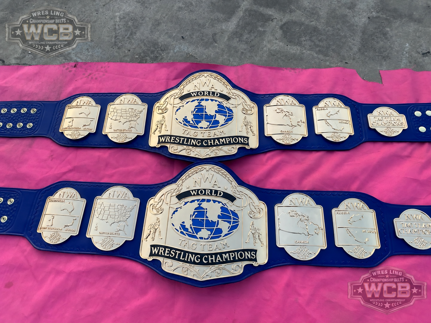 The 24K CNC NWA World Tag Team Heavyweight Premium CNC Championship Belt Replica