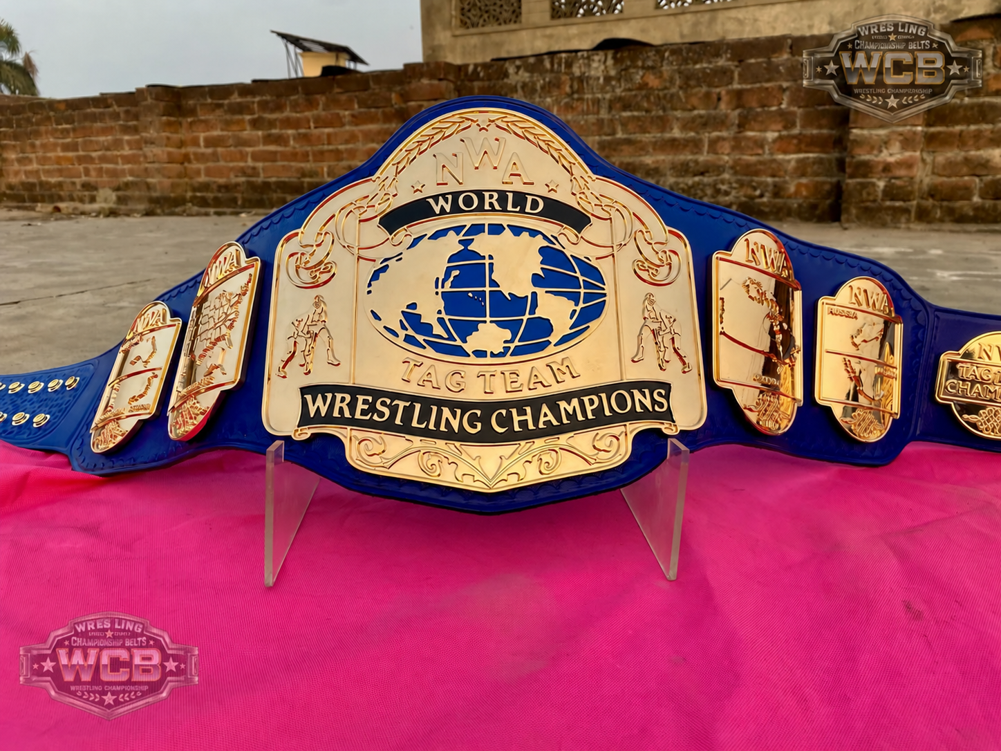 The 24K CNC NWA World Tag Team Heavyweight Premium CNC Championship Belt Replica