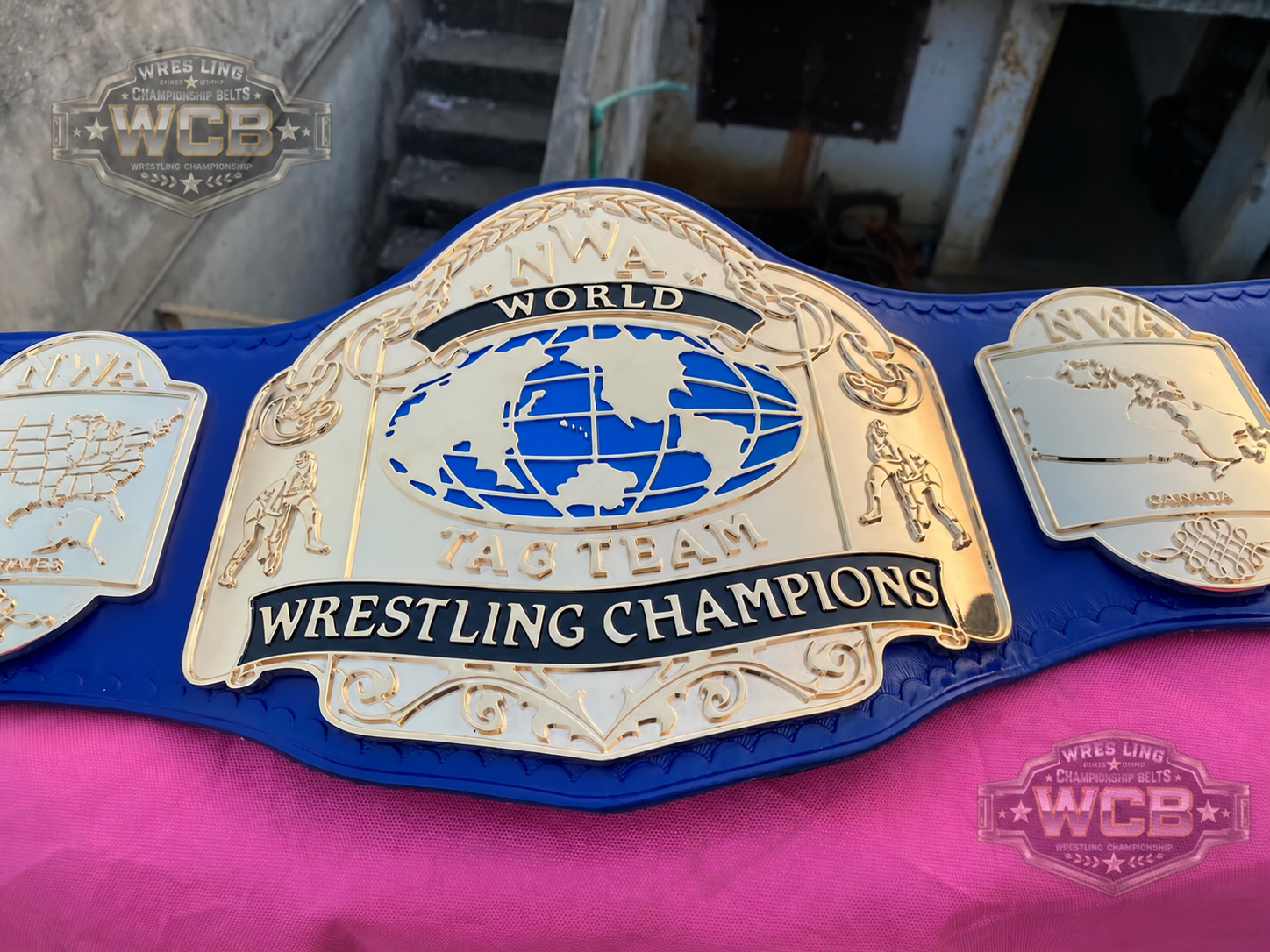 The 24K CNC NWA World Tag Team Heavyweight Premium CNC Championship Belt Replica