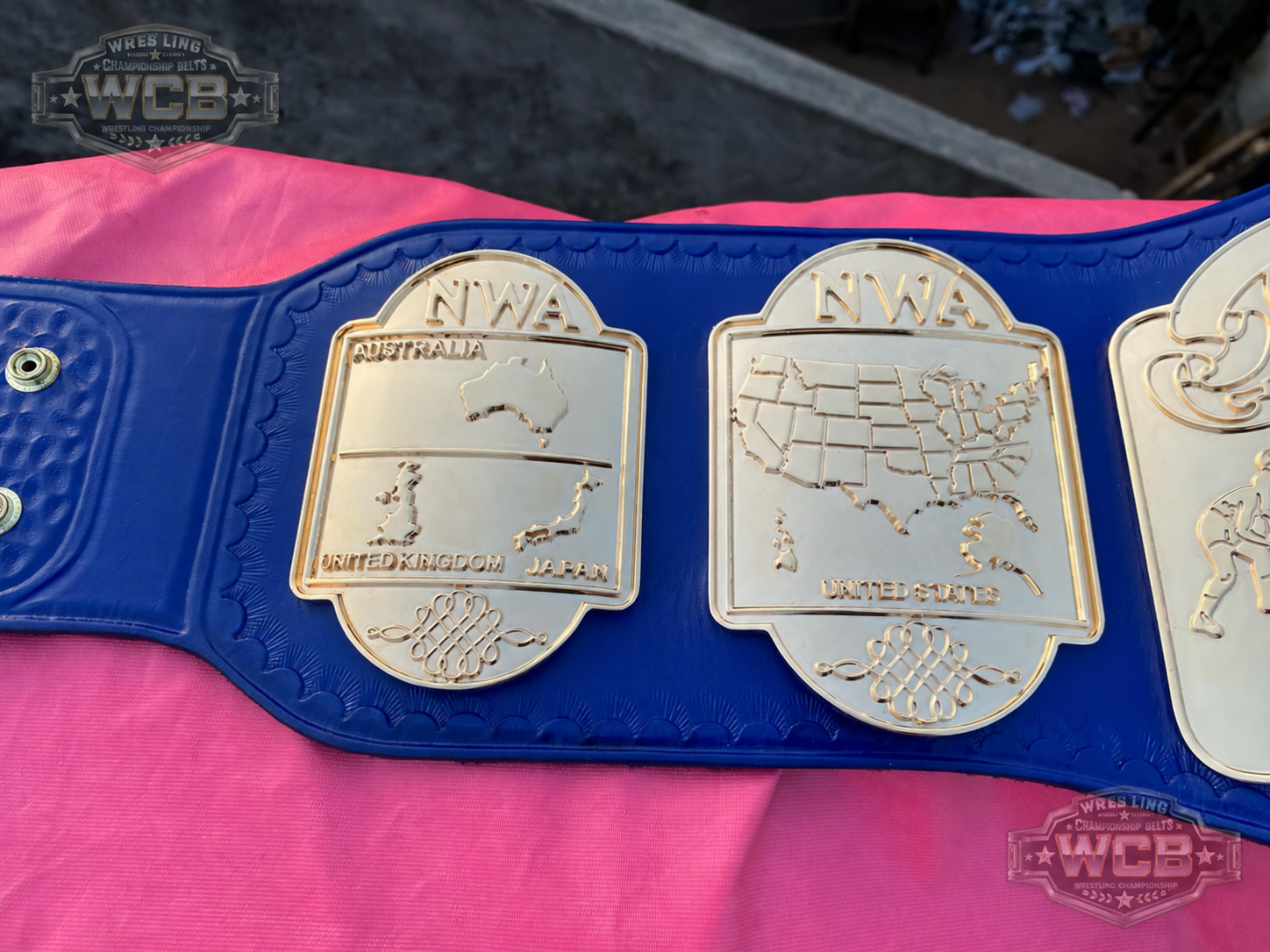 The 24K CNC NWA World Tag Team Heavyweight Premium CNC Championship Belt Replica