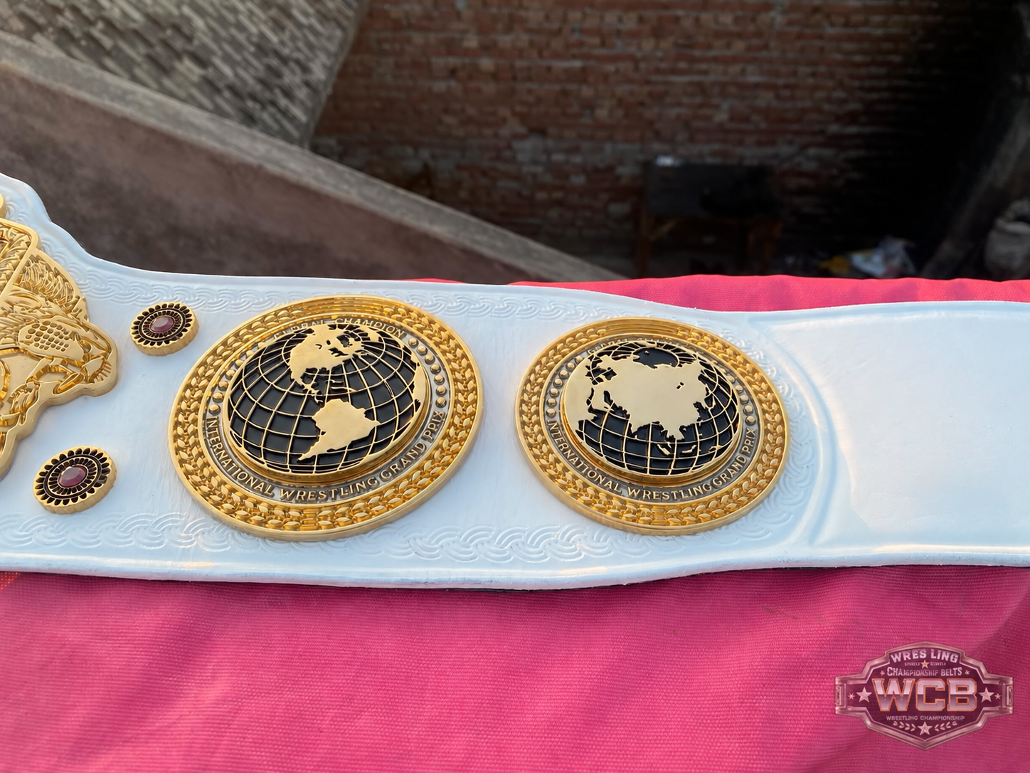 The 24K GOLD Global IWGP Premium CNC Championship Belt Replica
